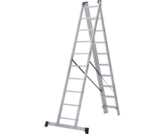 Трехсекционная лестница Новая Высота 3х10 ступеней 1230310 