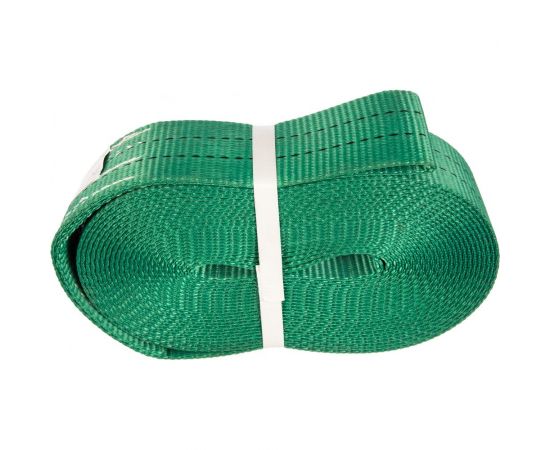 Строительная лента с петлей (6т, 10м, 60мм, зеленая) СТРОП-ПРО SP05111 