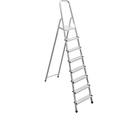 Алюминиевая 8-ступенчатая стремянка Biber 98008 тов-071392 