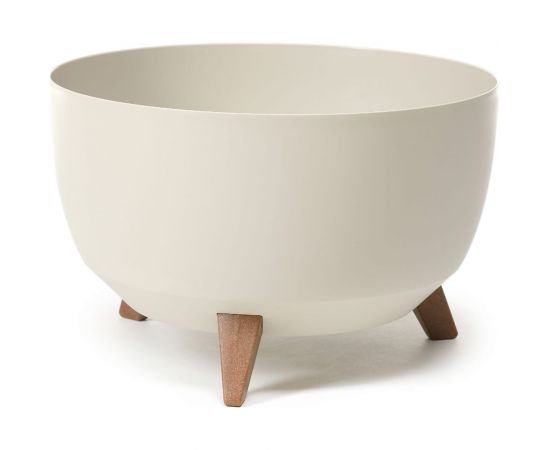 Кашпо на ножках LAMELA Sp.z o. ROMA 881 40х25 см, кремовое 062513 