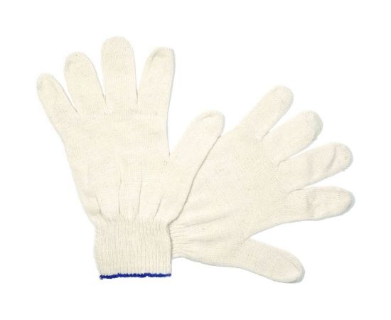 Перчатки АНТЕЙ ПЛЮС Стандарт х/б, 10 класс вязки, 116 текс 35-38 г, белые, 250 пар, 005 