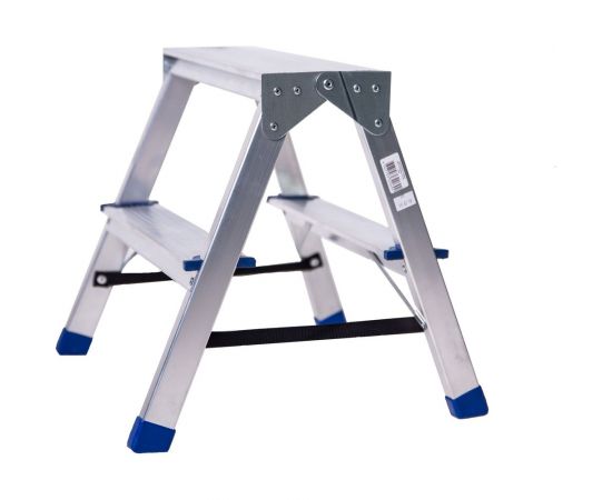 Двухсторонняя алюминиевая стремянка STAIRS 2 ступени ТТ-01-00539 