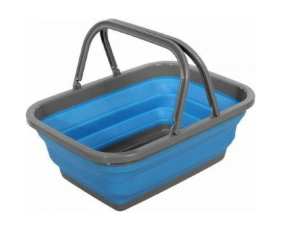 Пластиковая складная корзина с 2 ручками BRADEX 9л, синяя TD 0536 