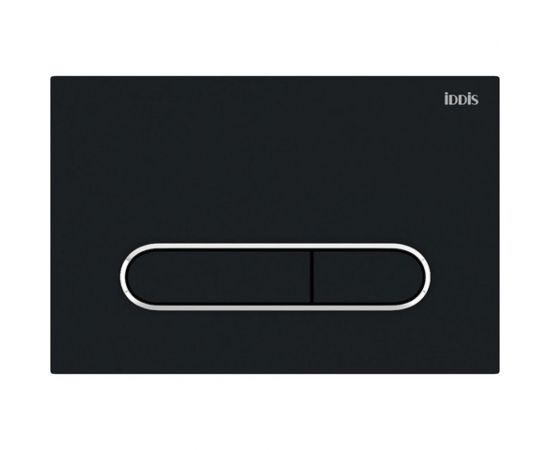 Универсальная клавиша смыва IDDIS Unifix 071 матовый черный UNI71MBi77 