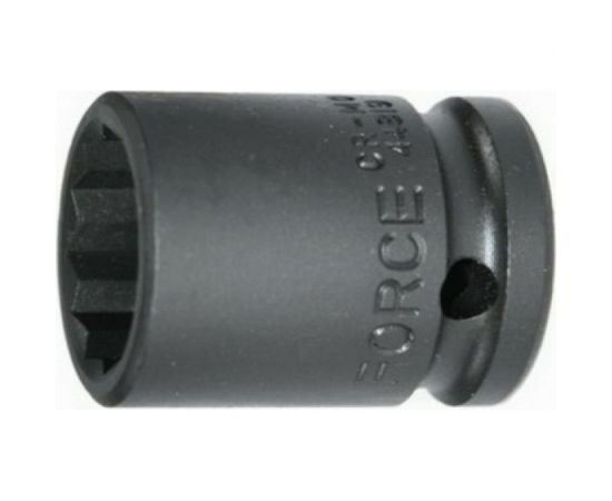 Головка короткая ударная 12 гранная, 1/2"", 30 мм FORCE 44830 