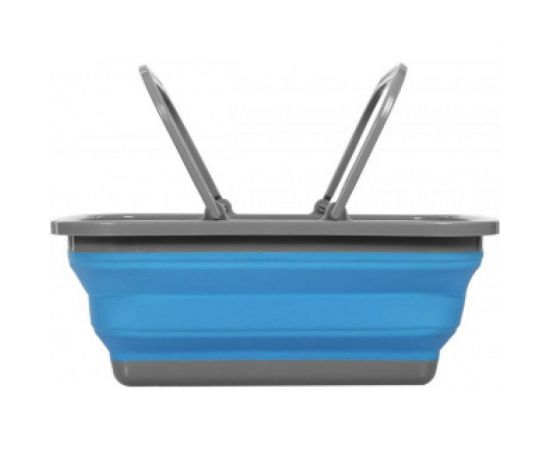 Пластиковая складная корзина с 2 ручками BRADEX 9л, синяя TD 0536 – изображение 2