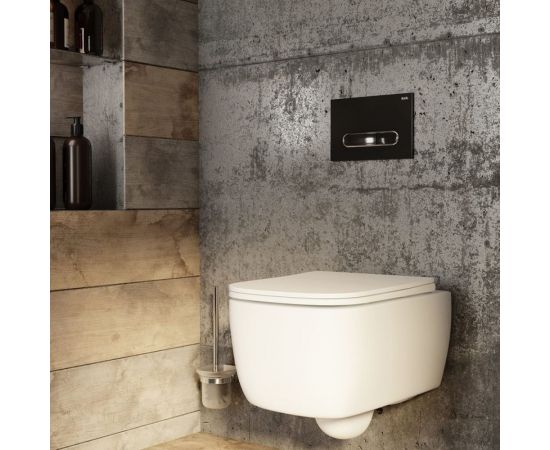 Универсальная клавиша смыва IDDIS Unifix 071 матовый черный UNI71MBi77 – изображение 2