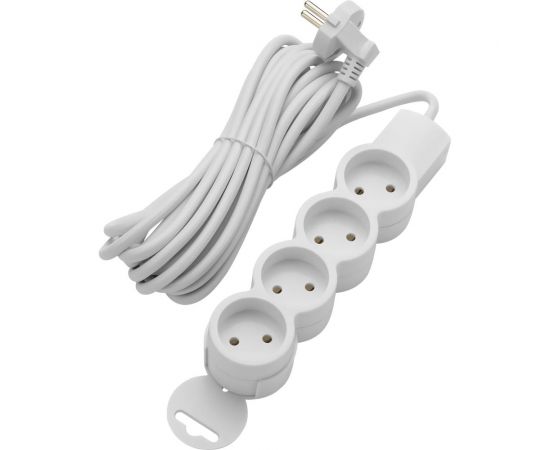 Удлинитель duwi 4 гнезда, без выключателя, без земли, 5 м 32011 3 – изображение 2