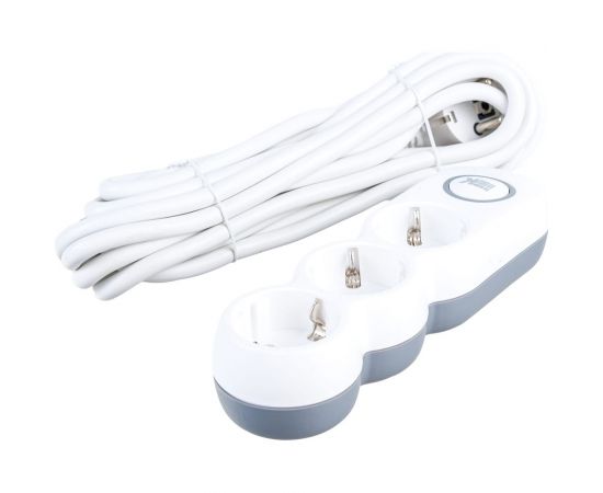 Удлинитель IEK, У03В 3 места 2P+PE/5м 3х1,5мм2 16А/250В UNO WYP53-16-03-05-ZK – изображение 2