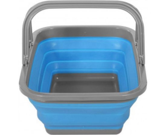 Пластиковая складная корзина с 2 ручками BRADEX 9л, синяя TD 0536 – изображение 3