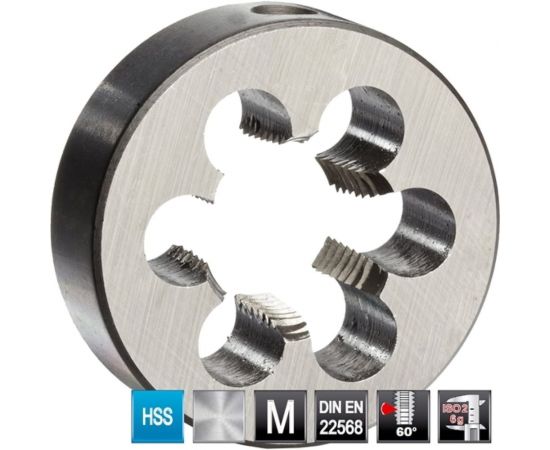 Плашка HSS M10 шаг 1.5мм RUKO 237100 – изображение 3