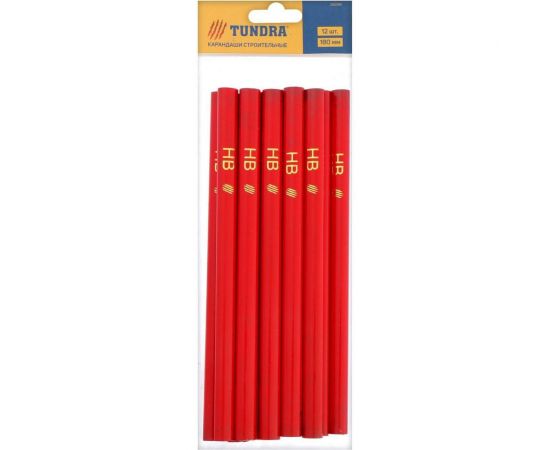 Строительные карандаши TUNDRA 180 мм, 12 шт. 2820161 – изображение 3