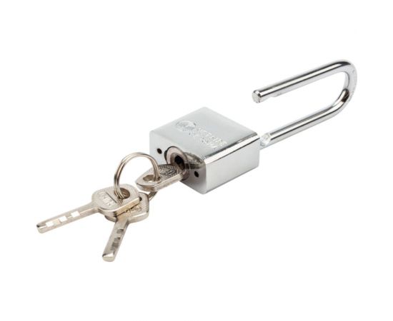 Навесной замок ЧЕТЫРЕ СЕЗОНА серия Сталь, 30 мм, длинная дужка 79-0043 – изображение 3