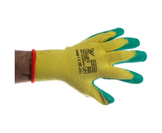 Трикотажные перчатки Fort 7032 W, рифленый латекс, 501183145 – изображение 4