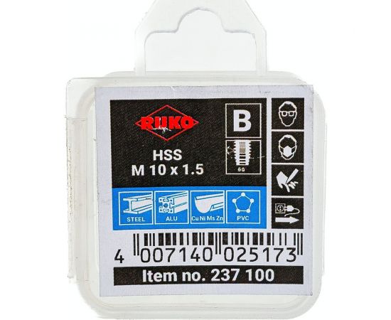 Плашка HSS M10 шаг 1.5мм RUKO 237100 – изображение 6