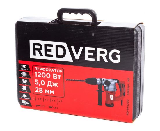 Перфоратор REDVERG RD-RH1200 6629828 – изображение 7