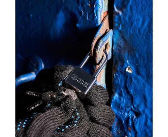 Навесной замок ЧЕТЫРЕ СЕЗОНА серия Сталь, 30 мм, длинная дужка 79-0043 – изображение 10