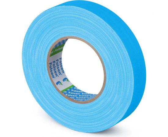 Влагостойкая флюоресцентная тканевая лента Folsen 25мм х 50м, синяя 054022550 