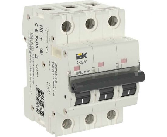 Автоматический выключатель IEK ARMAT M10N 3P C 32А AR-M10N-3-C032 