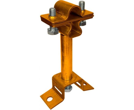 Держатель молниеприемника EZETEK 134мм, оцинковка 72785 