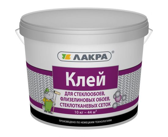 Клей для стеклообоев Лакра 10 кг 90000974122 