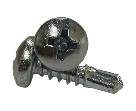 Саморез ZAMETAL 4,8х22 со сверлом и полусфер. головкой, DIN 7504N, оц., 1000 шт ZA081948 