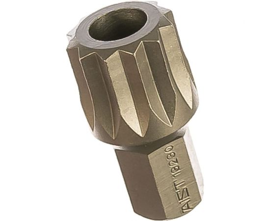 Бита 12-лучевая с отверстием под штифт ММ16, 10 мм AIST 1323016MM 00-00008543 