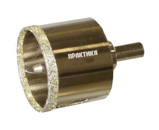 Коронка алмазная по керамограниту/керамике Профи (45х70 мм) ПРАКТИКА 917-668 