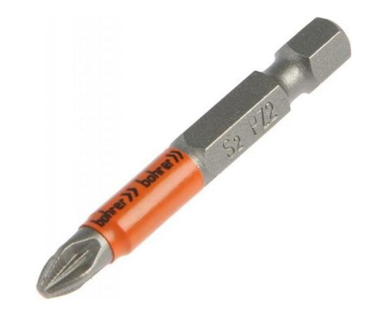 Бита намагниченная с насечками Taiwan Type (10 шт; 50 мм; PZ2) BOHRER 33262050 