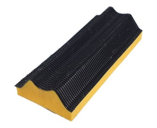 Профильная шлифовальная база под липучку Uniq tool конусная с вогнутым торцом 97x39 UTG-1009 