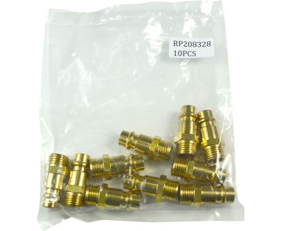 Соединение быстроразъемное (10 шт; папа – M1/4; латунь) HUBERTH RP208328 – изображение 2