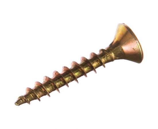 Потайной универсальный шуруп Метизный двор 5,0x30, желтый, 500 шт. 4607159063465 – изображение 2