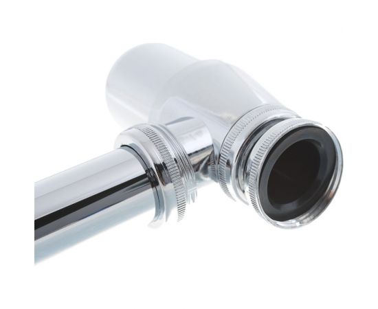 Сифон для умывальника Alca Plast бутылочный латунь 1 1/4х32 с прямой трубкой 32 мм A431 025-0932 – изображение 2