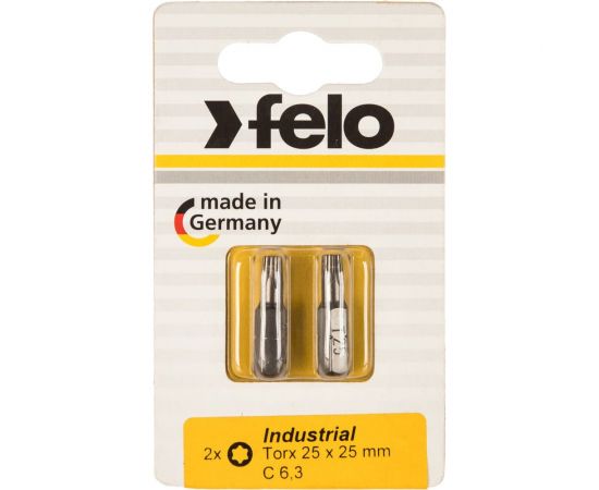 Бита крестовая Torx 25X25, 2 шт Felo 02625036 – изображение 2