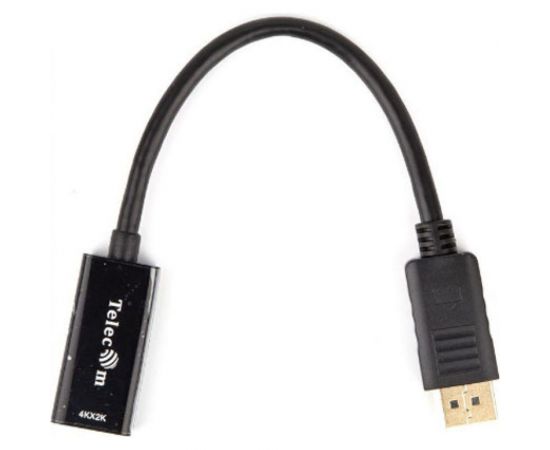 Кабель-переходник Telecom DisplayPort - HDMI-F, 4K30Hz, 0.2m TA801 – изображение 2