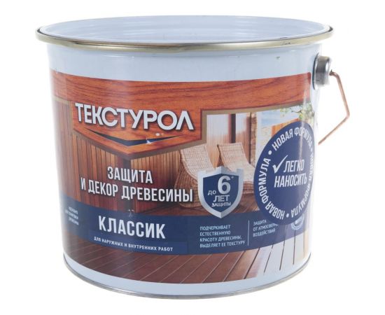 Деревозащитное средство Текстурол классик орех 3л 90001884630 – изображение 2
