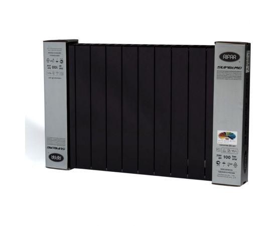 Биметаллический радиатор RIFAR 69 SUPReMO 500-12, Ду 3/4, антрацит R S500123/49005 – изображение 3