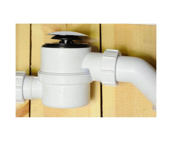 Слив-перелив McAlpine с раздвижным переливом, L330-700 х 34 мм, 70 мм сливной и пробкой-кнопка MRB11 – изображение 3