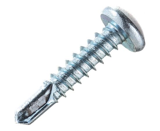 Саморез ZAMETAL 4,8х22 со сверлом и полусфер. головкой, DIN 7504N, оц., 1000 шт ZA081948 – изображение 3