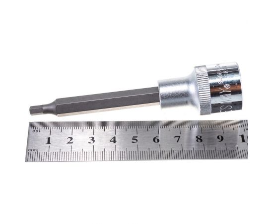 Головка торцевая с шестигранной вставкой ""HEX"" (1/2""DR; 4 мм; 100 мм) Jonnesway S09H4304 – изображение 4