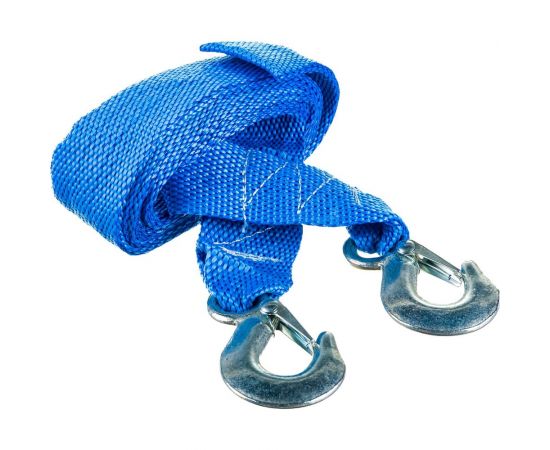 Буксировочный ленточный трос Nova Bright в сумке, 2 т, 5 см х 4.6 м, 2 крюка 46451 – изображение 4