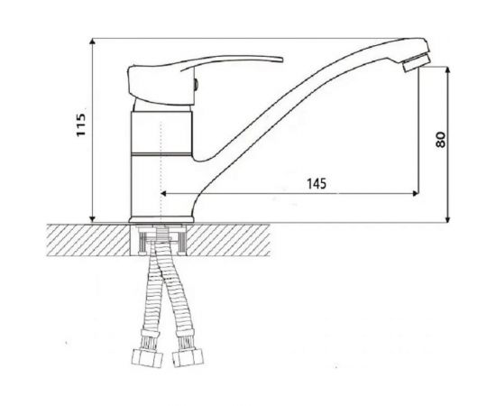 Смеситель для раковины WISENT W45214-1 – изображение 4
