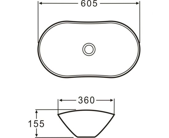 Керамическая накладная раковина BelBagno BB1404 – изображение 4