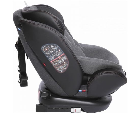 Детское автокресло Babycare Shelter гр 0+/I/II/III, 0-36кг ST-3_ЭКО-Черносерый Бамбук 4680210042456 – изображение 4