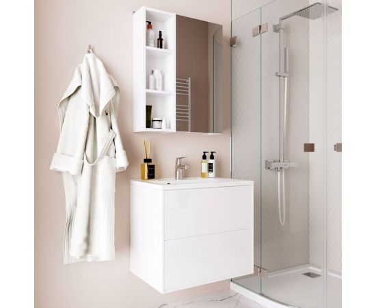 Шкаф зеркало ИТАНА Вита 60 600х150х750 левый 67150 – изображение 5