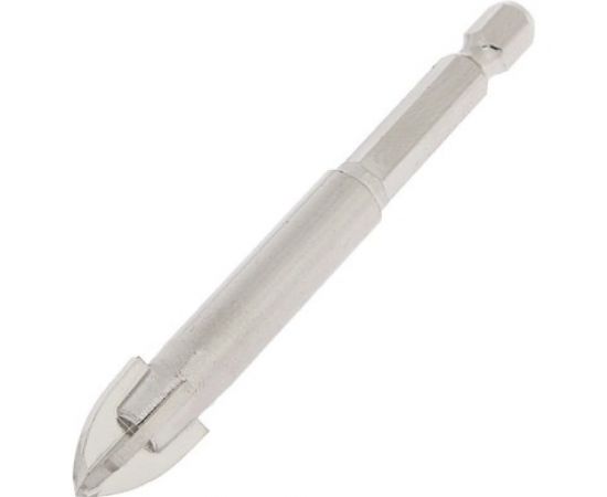 Сверло по керамике твердосплавное (12 мм; крестовый наконечник; шестигранный хвостовик) TUNDRA 1443771 – изображение 6