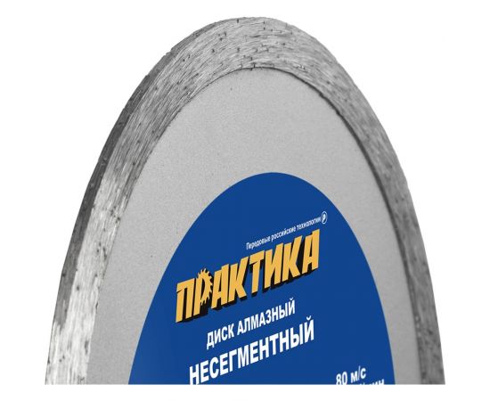 Диск алмазный по керамограниту Эксперт (125x22.2/20 мм) ПРАКТИКА 034-298 – изображение 6