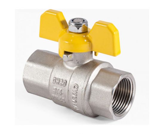 Шаровой кран для газа PROFACTOR PF GAS в/в бабочка 3/4 дюйма PF GBV 334 – изображение 6