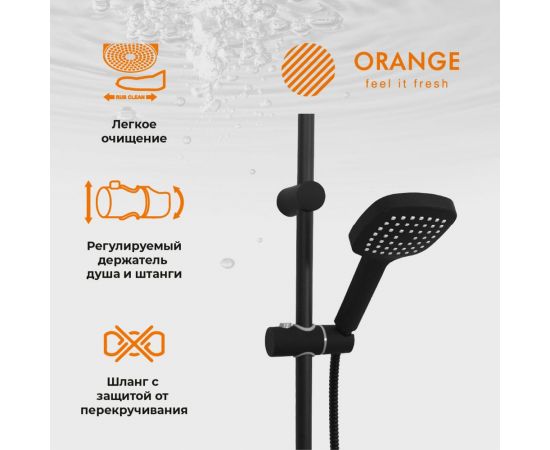 Душевая система Orange в комплекте со смесителем M04-944b – изображение 8