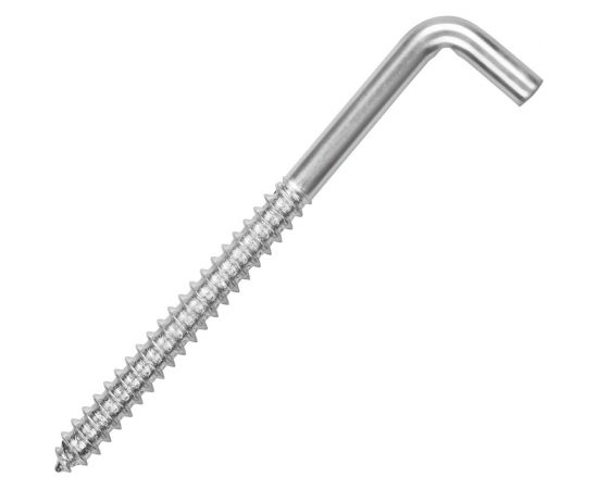 Крюк-шуруп ЕВРОПАРТНЕР L-обр. Zn d5,4хL70 мм 2 шт. 13 7635 1 